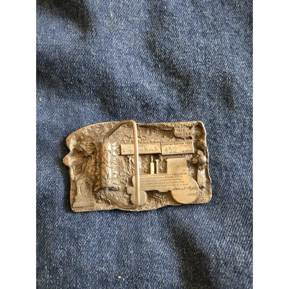 Arroyo Belt Co. 1985 American Agriculture Ltd Ed #450/5000 Belt Buckle